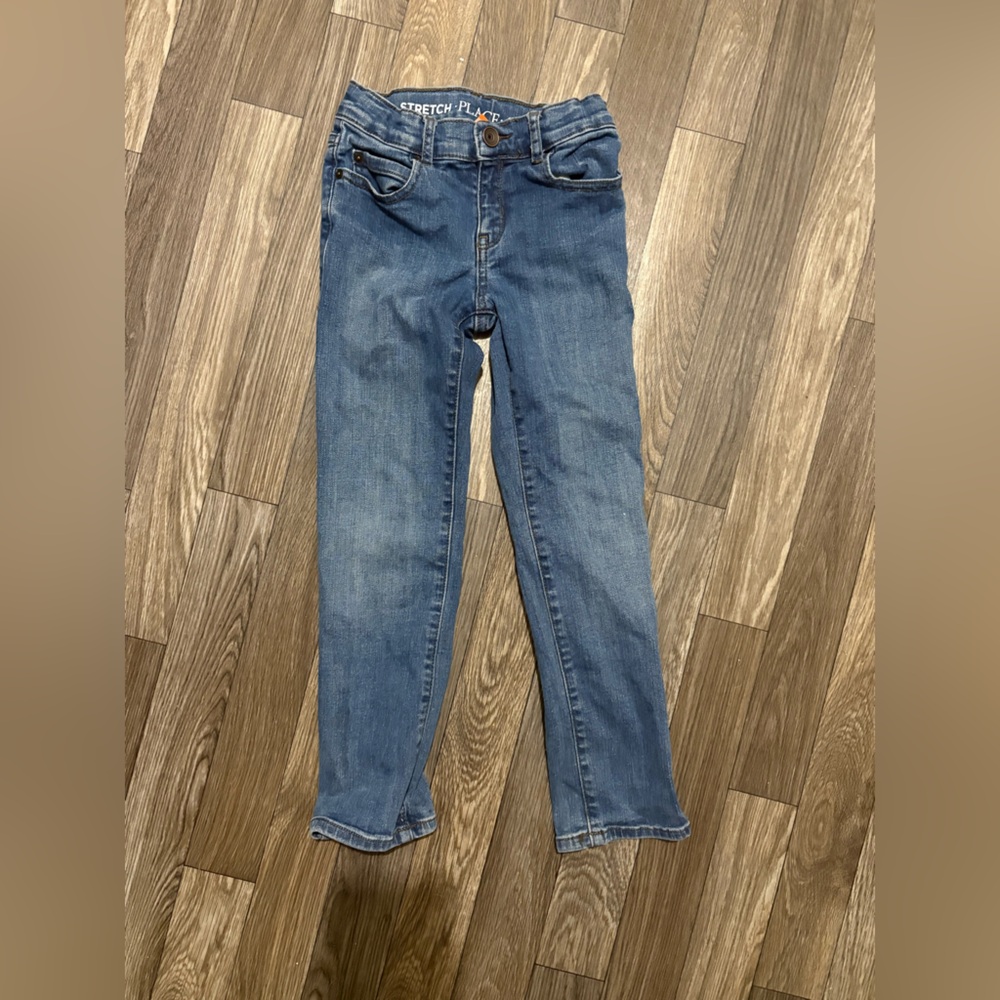 The Children’s Place Straight Fit Stretch Jeans adjustable waist